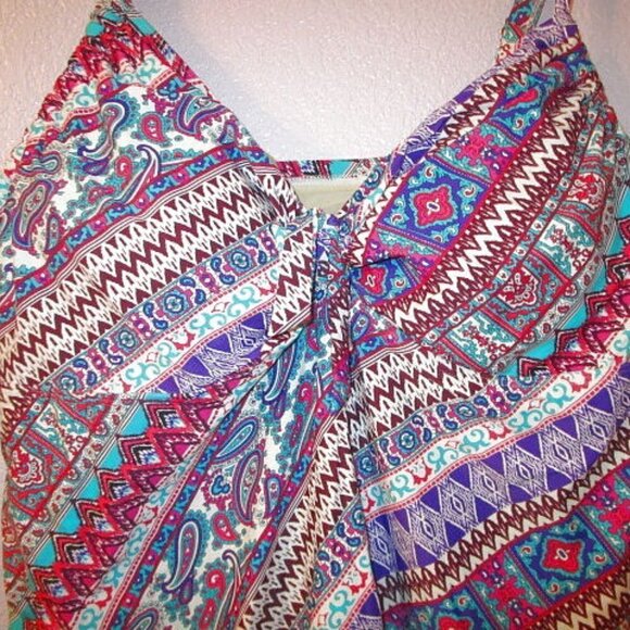 Swimsuits for All MIX Print Plus Size 26 SWIM Dress ONE PIECE Paisley BRA F/G - Picture 3 of 12